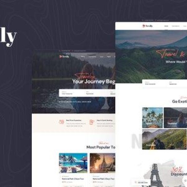 Tevily – Thème WordPress pour Agence de Voyage